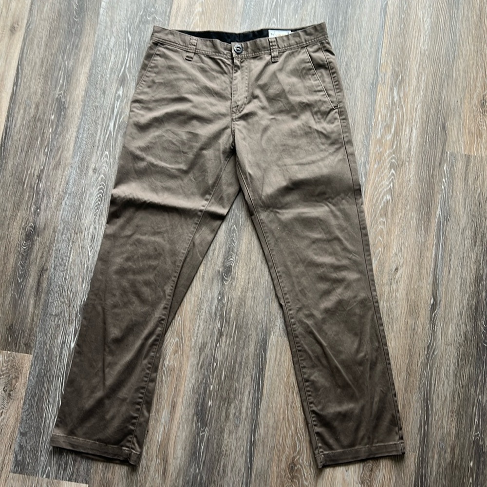 Volcom Modern Chinos - 34 - Brown Khaki